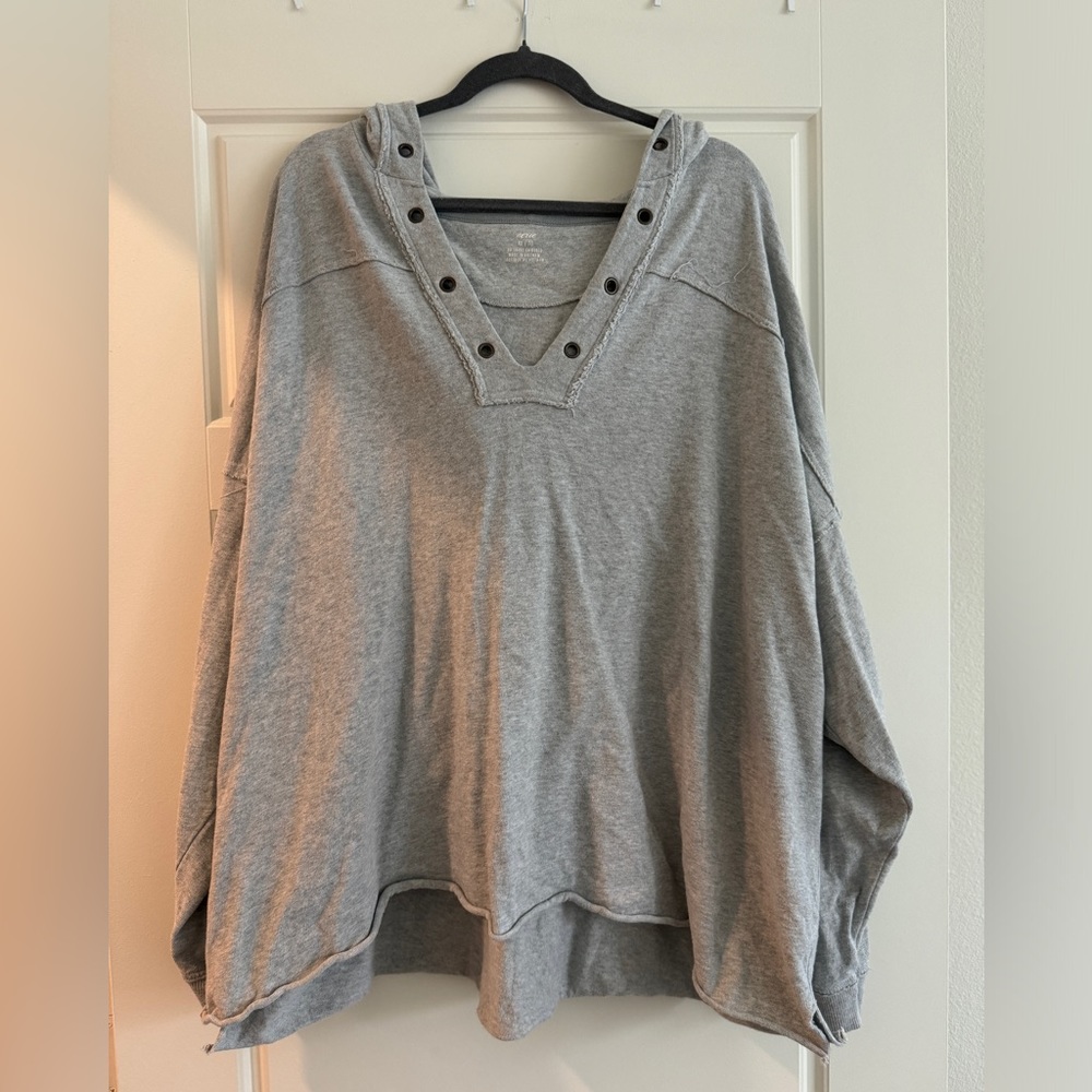 Aerie Oversized Grey Hoodie